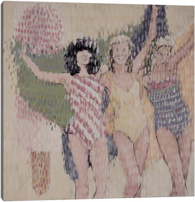 Dissipation - Summer Canvas Art Print - Women's Swimsuit & Bikini Art