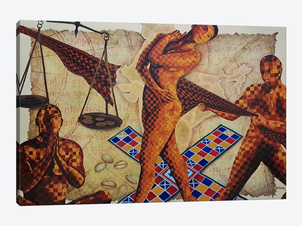 Justice by Sonaly Gandhi 1-piece Art Print