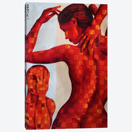 Couple In Love I Canvas Print #SON23} by Sonaly Gandhi Art Print