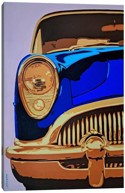 Classic Car - Buick Super Riviera 1953 Canvas Art Print - Sonaly Gandhi