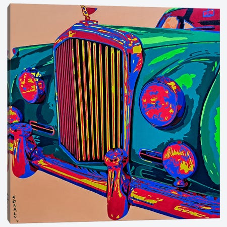 Classic Car - Bentley 1959 Canvas Print #SON26} by Sonaly Gandhi Canvas Art