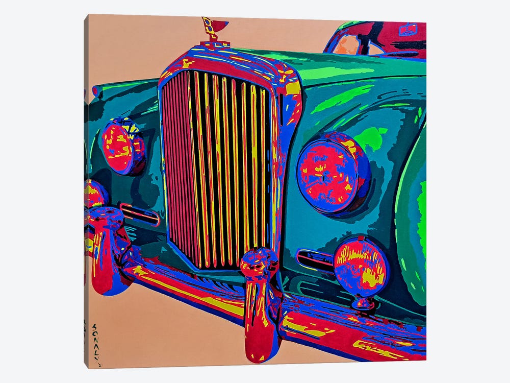 Classic Car - Bentley 1959 by Sonaly Gandhi 1-piece Canvas Artwork