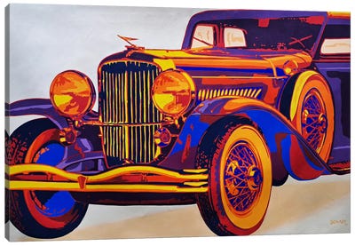 Classic Cars - Duesenberg Canvas Art Print - Sonaly Gandhi