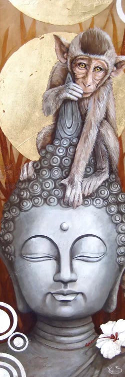 Le Petit Bouddha (The Little Buddha) by Sophie Wilkins wall art