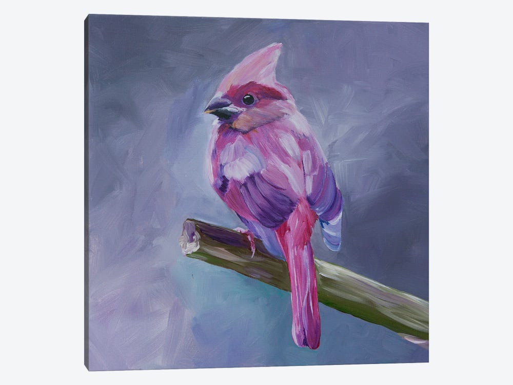 Pink, Delicate Bird by Svetlana Saratova 1-piece Art Print