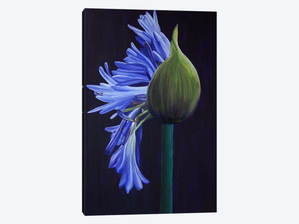 Blue Blooming Buds by Svetlana Saratova 1-piece Art Print