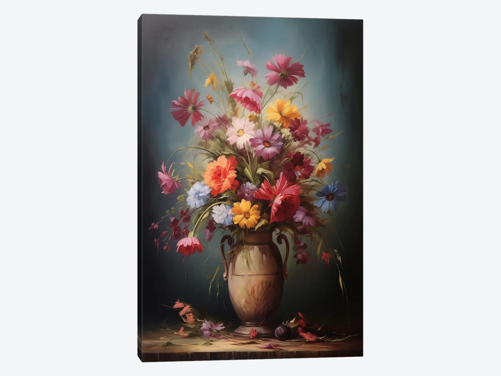 Bouquet Of Flowers In A Vase I by Svetlana Saratova 1-piece Canvas Art