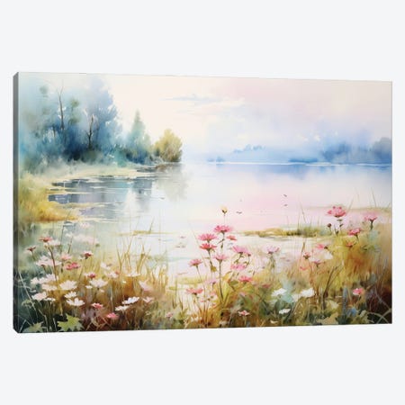 Lake I Canvas Print #SOV202} by Svetlana Saratova Canvas Artwork