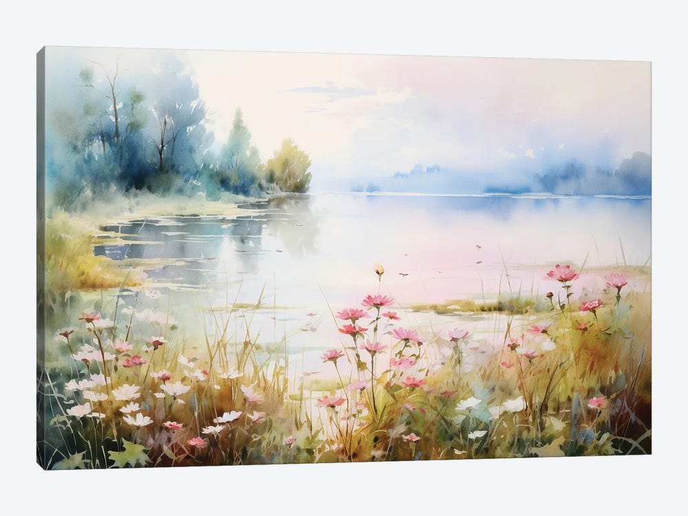 Lake I by Svetlana Saratova 1-piece Canvas Wall Art