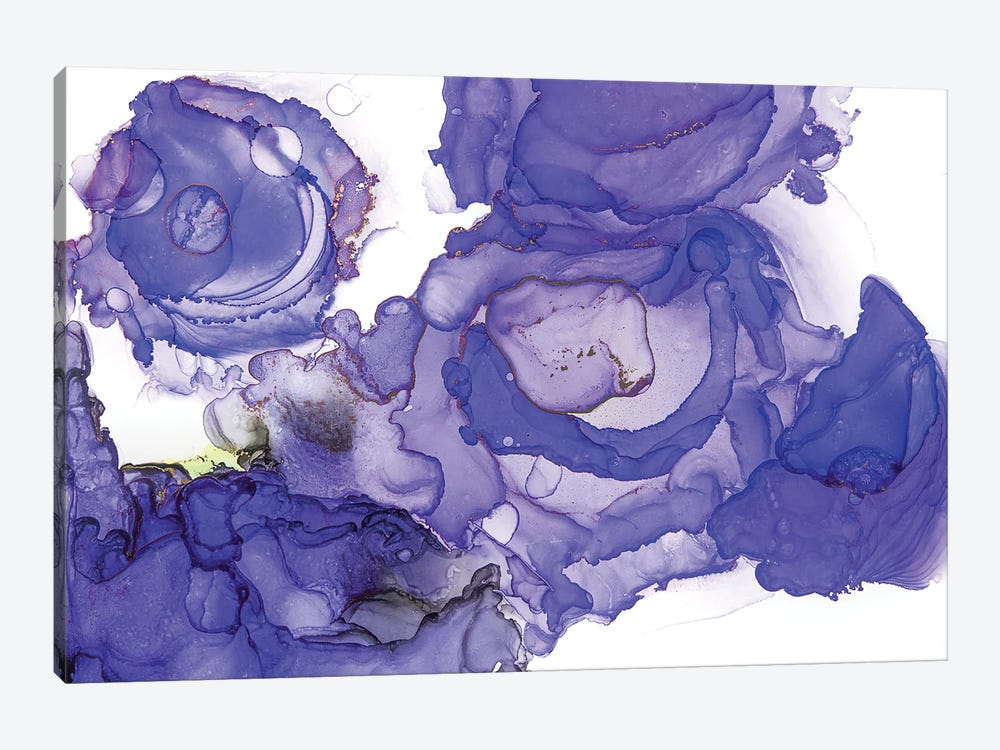 Abstraction, Lilac Violets by Svetlana Saratova 1-piece Canvas Artwork