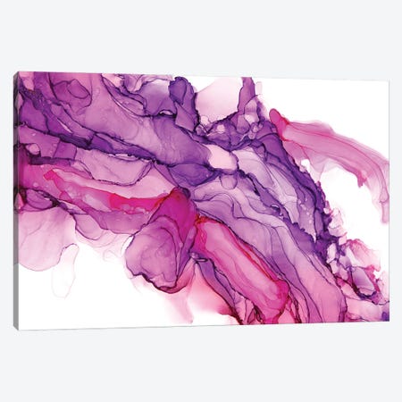 Pink And Lilac Abstraction Canvas Print #SOV55} by Svetlana Saratova Canvas Art Print