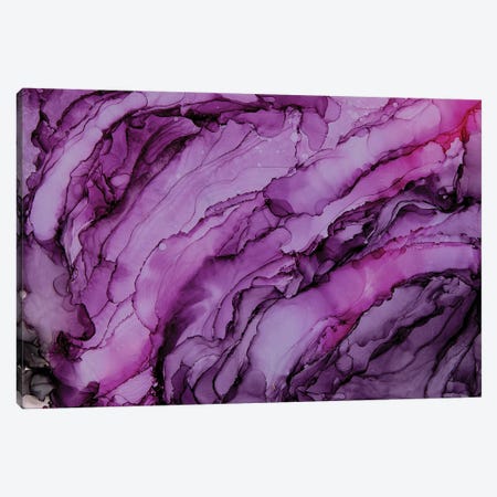Lilac Abstraction. Canvas Print #SOV91} by Svetlana Saratova Canvas Artwork
