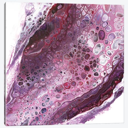 Pink Bubbles Canvas Print #SOV9} by Svetlana Saratova Canvas Wall Art
