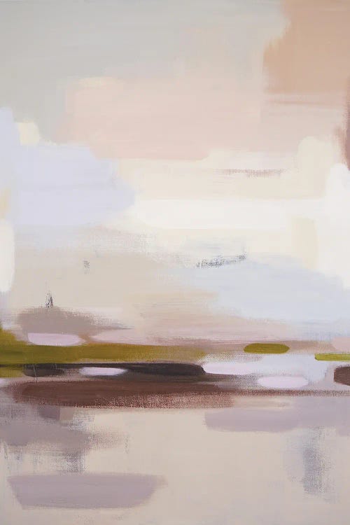 Mellow Taupe Horizon Part I by Shina Choi wall art