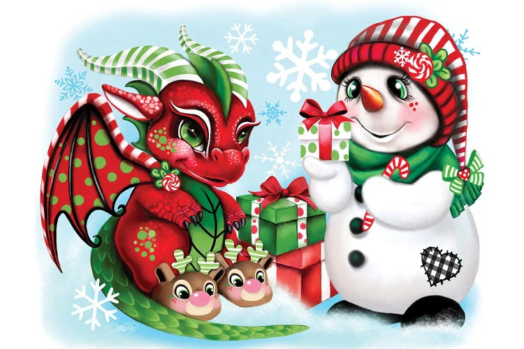 A Gift For My Dragon by Sheena Pike wall art