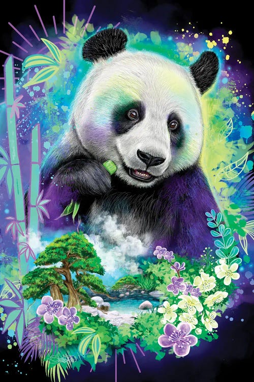 Panda Spirit by Sheena Pike wall art