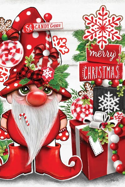 Gnomes: Peppermint Gnome by Sheena Pike