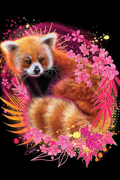 Red Panda Spirit by Sheena Pike wall art