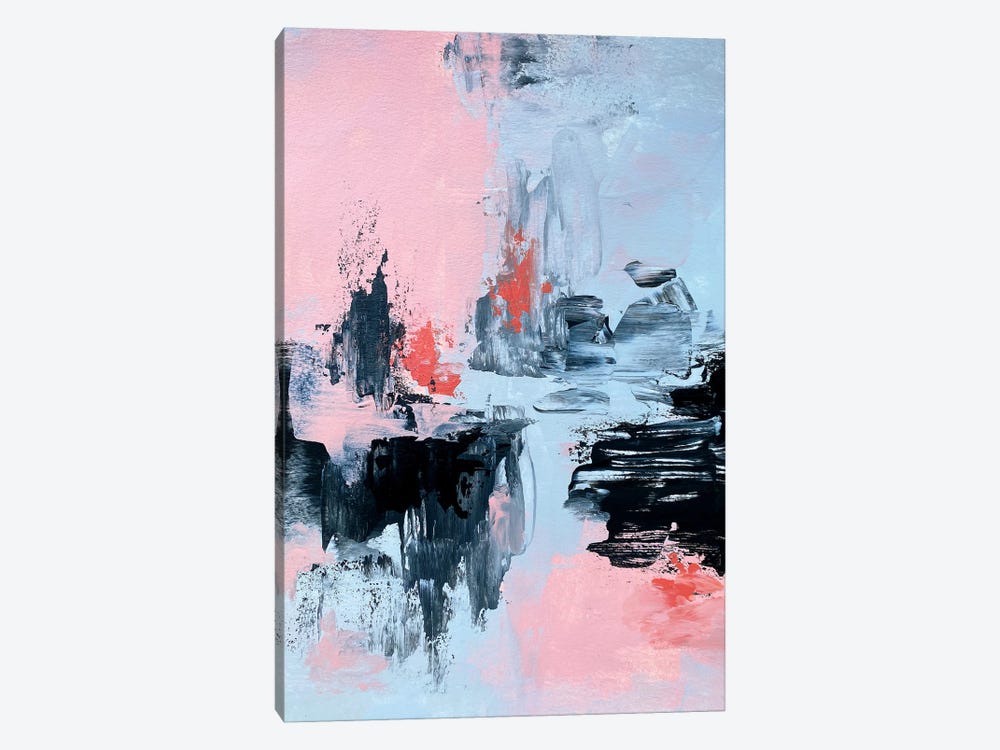 Pink And Grey Abstract II by Spellbound Fine Art 1-piece Art Print