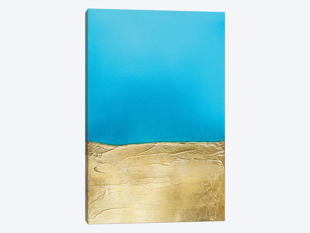 Azure Gold by Spellbound Fine Art 1-piece Canvas Artwork