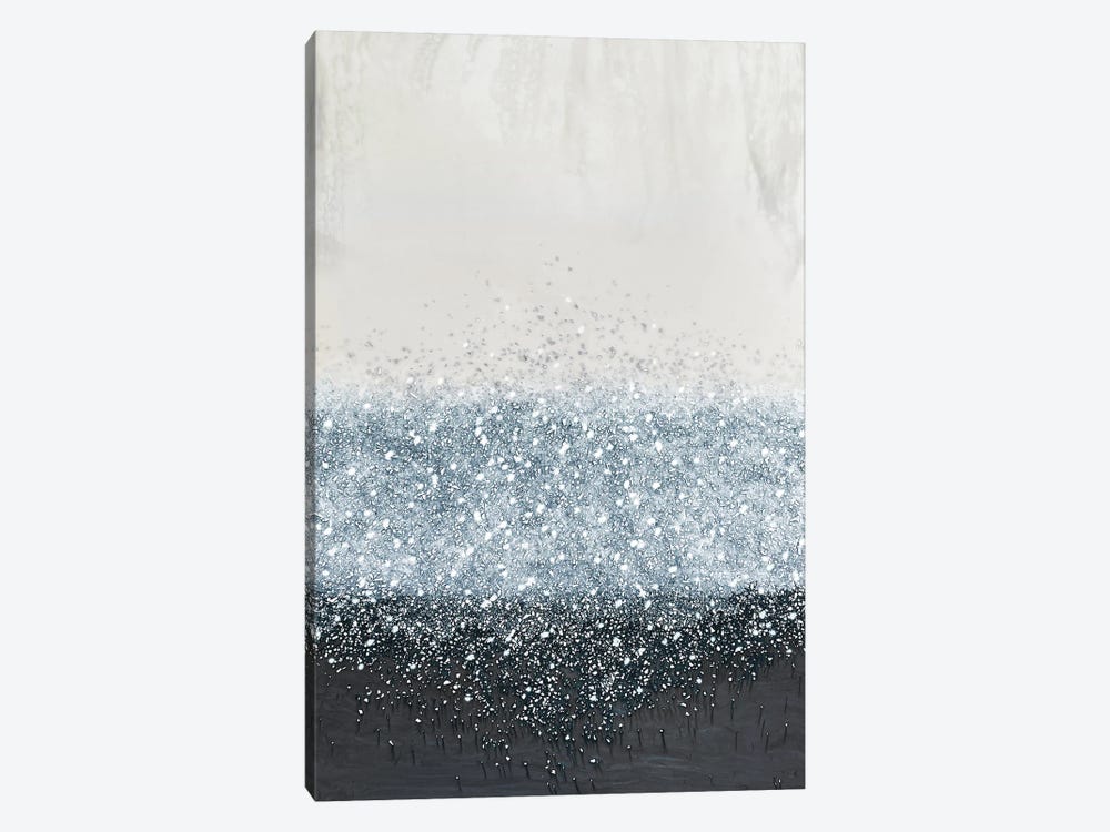 Cool Silver Crystal Rain by Spellbound Fine Art 1-piece Art Print