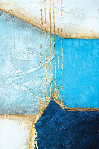 Blue & Gold: Configuration by Spellbound Fine Art