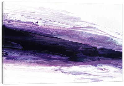 Purple Wave Canvas Art Print - Spellbound Fine Art