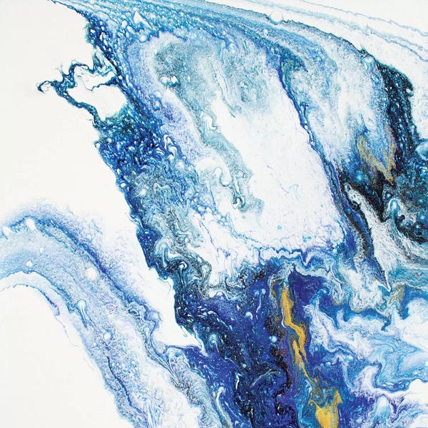 Blue & Gold: Peace by Spellbound Fine Art