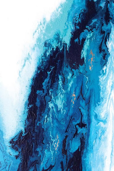 Black & White & Blue: Poseidon by Spellbound Fine Art