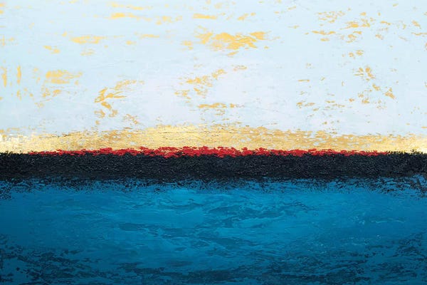 Blue & Gold: Emergence by Spellbound Fine Art