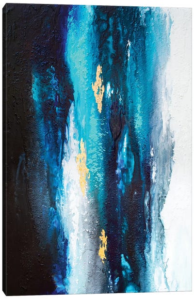 Deep Ocean Canvas Art Print - Pantone 2020 Classic Blue