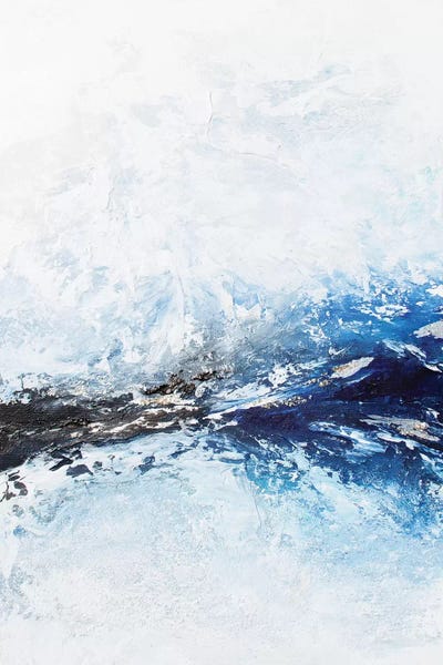 Black & White & Blue: Frozen Ocean by Spellbound Fine Art