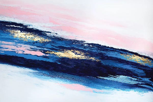 Gold & Pink: Receiving by Spellbound Fine Art