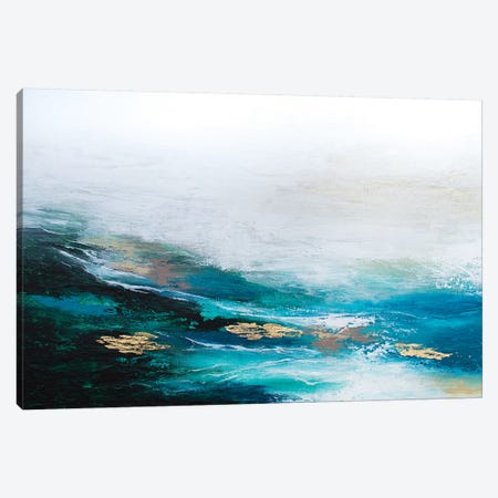 Verdant Wave Canvas Print #SPB63} by Spellbound Fine Art Canvas Artwork