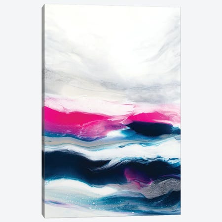 Fuchsia Wave Part 1 Canvas Print #SPB66} by Spellbound Fine Art Canvas Art Print