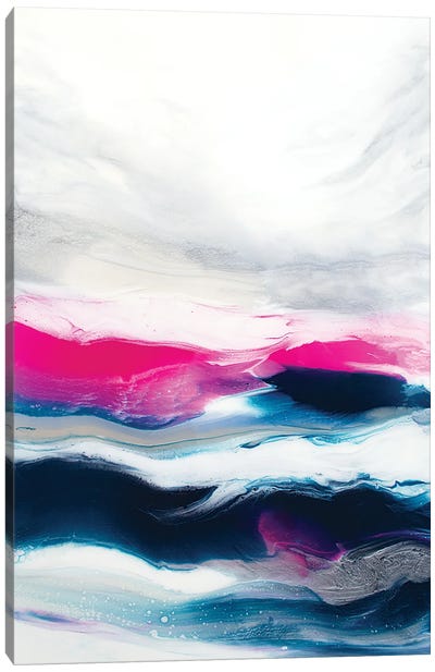 Fuchsia Wave Part 1 Canvas Art Print - Spellbound Fine Art