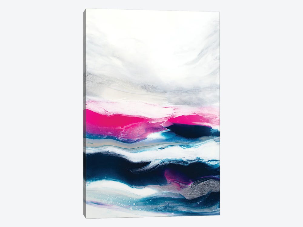 Fuchsia Wave Part 1 by Spellbound Fine Art 1-piece Canvas Art Print
