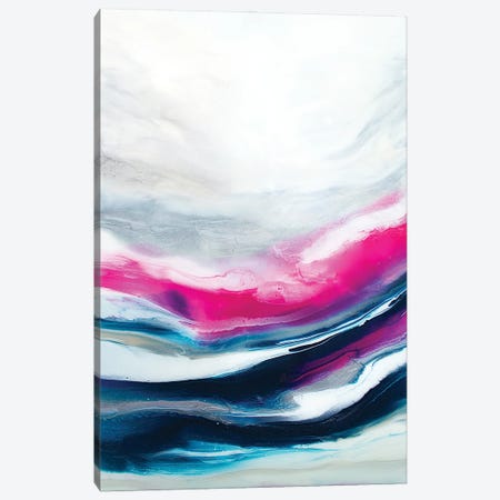 Fuchsia Wave Part 2 Canvas Print #SPB67} by Spellbound Fine Art Canvas Art Print