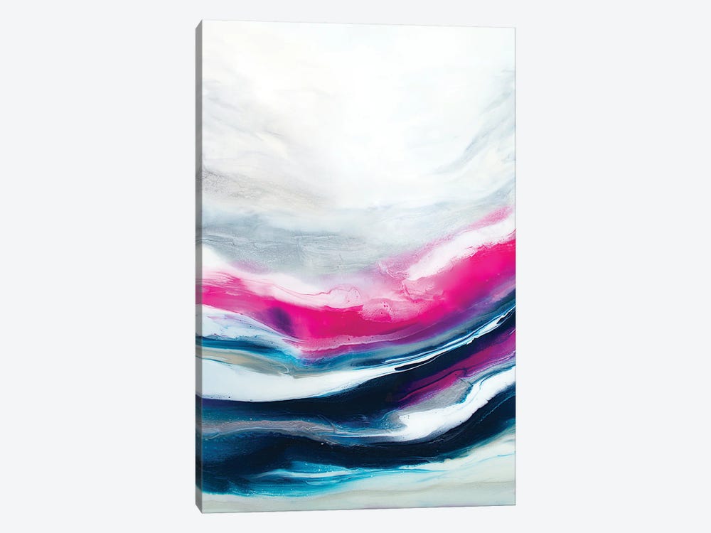Fuchsia Wave Part 2 by Spellbound Fine Art 1-piece Canvas Wall Art