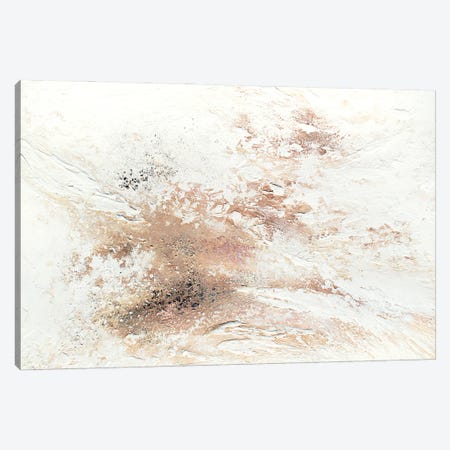 Rose Gold Snow Canvas Print #SPB78} by Spellbound Fine Art Canvas Print