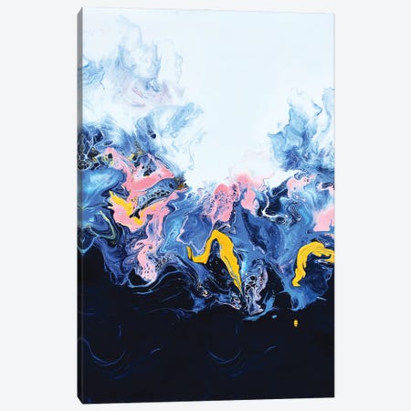 Deep Blue Rainbow Canvas Print #SPB86} by Spellbound Fine Art Canvas Print