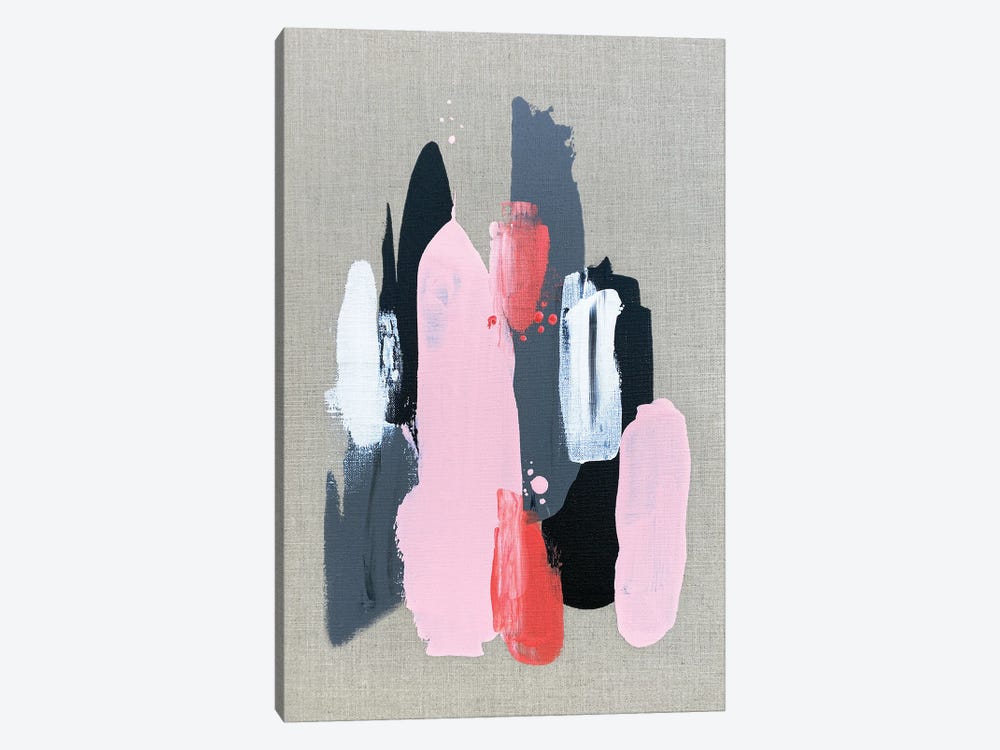 Pink Black And Grey  I by Spellbound Fine Art 1-piece Canvas Art Print