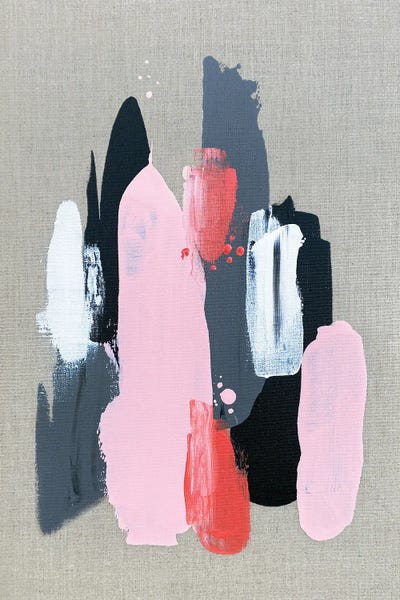 Spellbound Fine Art: Pink Black And Grey  I by Spellbound Fine Art