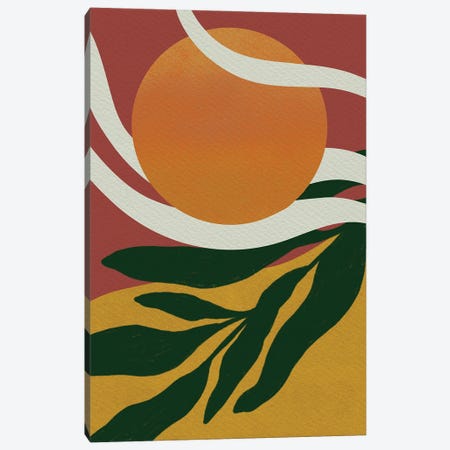 Abstract Sunset Canvas Print #SPC128} by Sagmoon Paper Co. Canvas Art Print