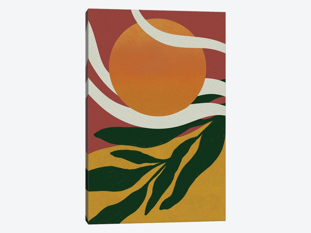Abstract Sunset by Sagmoon Paper Co. 1-piece Canvas Art