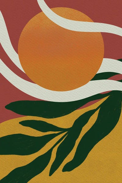 Sagmoon Paper Co.: Abstract Sunset by Sagmoon Paper Co.