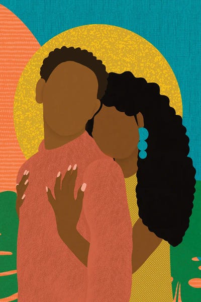 Romantic Bedroom (Couples): Loved by Sagmoon Paper Co.