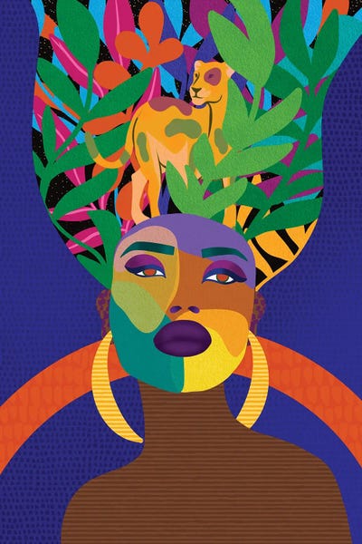 The Lioness by Sagmoon Paper Co. art print