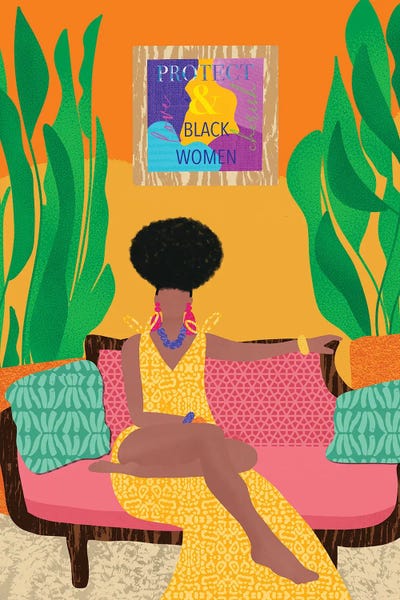 Black Joy: Protect Black Women by Sagmoon Paper Co.