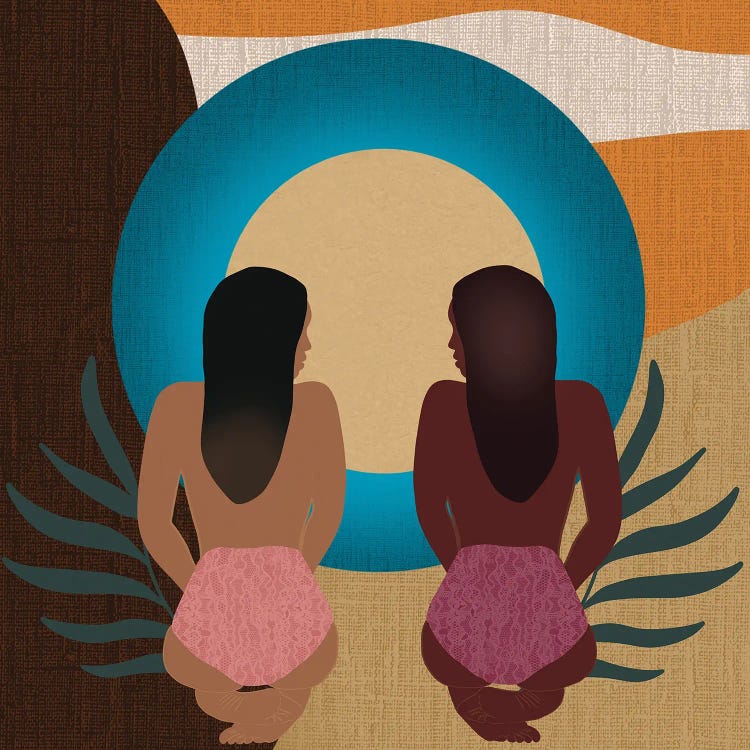 My Sister’s Keeper by Sagmoon Paper Co. wall art